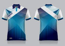 Download T Shirt Polo Sport Design Badminton Jersey Mockup For Uniform Template Polo Design Sports Tshirt Designs Sports Jersey Design