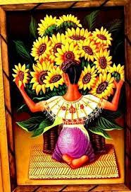 Maybe you would like to learn more about one of these? Print Painting Mexico Art Wood Frame Diego Rivera Vendiendo Girasol 36 X24 Huge Ebay