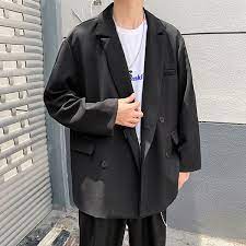Big men suit new henry grethel business slack 2 pc piece 54r jacket button taupe. Oversized Blazer Men Shop Clothing Shoes Online