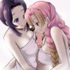 K @絵描き on X: 鬼滅のハーレム♨️ やっと描きた〜！ 鬼滅の刃 胡蝶しのぶ 甘露寺蜜璃  t.cor582DpX1zB  X