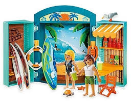 Playmobil Surf Board Shop New 5641 Ocean Sports Complete Set Figs Carry Play Box Playmobil Surf Board Shop Surf Shop Surfing