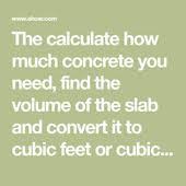 Completely settling in place might take several years, depending on climate and other conditions. How To Calculate Concrete Needed To Pour A Slab Hunker Concrete Slab Mix Concrete