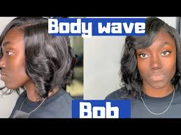 This hairstyle is downright stunning, the perfect choice for fancy occasions! Body Wave Bob Quick Weave Bob Youtube