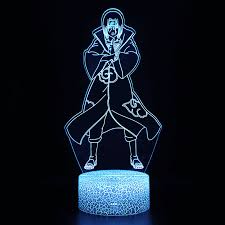 Naruto Anime Night Light Uchiha Itachi Model Led Deak Lamp For Naruto Fans Gift Led Night Lights Aliexpress 3d Illusion Lamp 3d Illusions Led Night Light