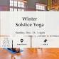 Winter Solstice Yoga event in Monticello, IL