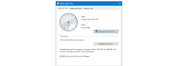 The exact time the time changes is at 3:00 am., which will change to 2:00 am. How To Change Time On Windows 10 And Related Settings Digital Citizen