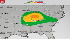 Map of south carolina and pin tornado warning. Tornadoes Are Possible Again Across Middle Tennessee Cnn