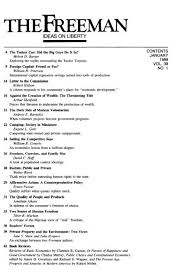 Check spelling or type a new query. The Freeman 1989 The Ludwig Von Mises Institute