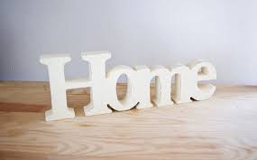 Home Decor Wooden Word Home Shabby Chic Decorative Etsy In 2020 Wooden Words Word Wall Decor Wall Stickers Home Decor