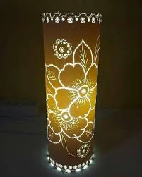 Luminaria Flor Pontilhada Com Imagens Artesanato De Tubo De Pvc Luminaria De Cano Pvc Luminarias De Pvc