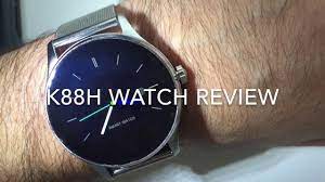 K88h smart watch with traditional watch appearance. K88h Smart Watch Review Youtube