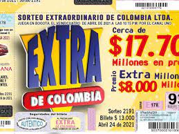 Listado de los disferentes premios secos en la extra de colombia, correspondientes al sábado 27 de marzo del 2021. Resultado De La Loteria Del Extra De Colombia Sabado 24 De Abril Del 2021