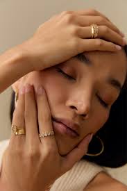 JP Modern 14k Gold Rings