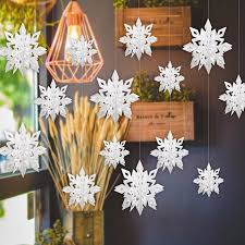 Check spelling or type a new query. 3d Snowflake Hanging Decor With String 12cm 17cm 22cm 2pcs For Each Size For Christmas Ornaments Festival Party Home Winter Decor Pendant Walmart Canada