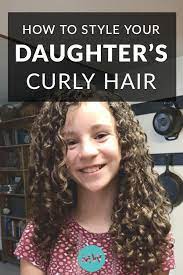 How To Style Your Daughter S Curly Hair For Newbies Melyssa Williams Curly Hair Styles Curly Hair Tips Little Girl Curly Hair