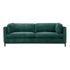 Ce canapé 3 places en tissu gris vous sera idéal pour. Canape Cocoon 3 Places En Velours Chine Vert