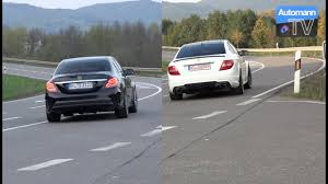 Mercedes Amg C63 New Vs Old Race Sound 60fps Youtube