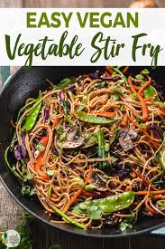 Easy Vegetable Stir Fry Gluten Free Option Sweet Simple Vegan Cheesecakerecipes Eas In 2020 Easy Vegetable Stir Fry Vegetable Stir Fry Noodles Vegetable Stir Fry