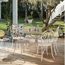 ensemble table ronde et 4 chaises montmartre fermob salon de jardin camif iziva com mobilier jardin meuble jardin fauteuil fermob