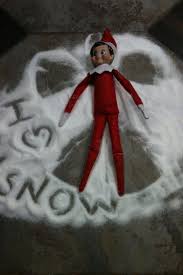 Snow Angel Elf On Shelf Elf On The Shelf Elf Elf Fun