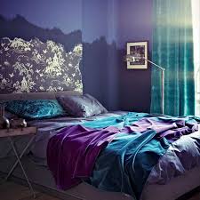 These 25 photos show how to use this regal shade in bedrooms, living done right, purple can be a distinguishing color in your home. Blue Color Schemes Enhancing Modern Bedroom Decorating Ideas Purple Bedrooms Beautiful Bedroom Colors Teal Bedroom Decor