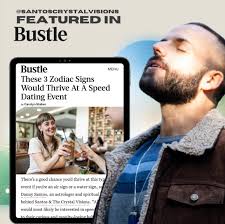 Check out my latest feature in Bustle! “These Three Zodiac Signs Would  Thrive At A Speed Dating Event” by @carolynsteber You can find a link to  the article by going to the