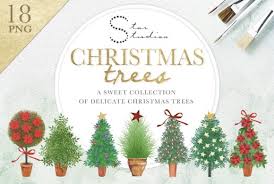 Download Delicate Christmas Trees Graphic By Starstudiooriginals Creative Fabrica SVG Cut Files