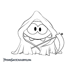For sugar cubes, the hero is ready to make feats, and such spontaneity captivates the attention of young fans. Om Nom Free Coloring Pages