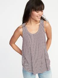 Black And White Striped Tank Top Women S Luxe Swing Tank For Women Old Navy Old Navy Tank Tops Women Old Navy
