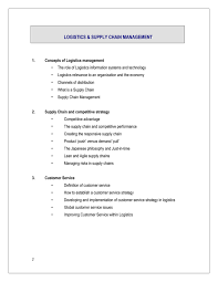 For logistics activities to operate smoothly, a good customer service in logistics is of utmost importance. Logistics Amp Supply Chain Management