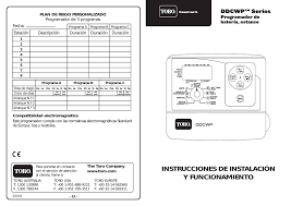 Toriptables3 installation methods troubleshooting and faq. Ddcwp Toro 4 Estaciones Manual