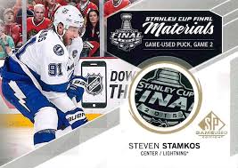 On one side is a player's name and small picture. 2015 16 Upper Deck Game Used Hockey Preview Checklist