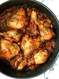 Drizzle olive oil over and cover with foil. Hearty One Pot Chicken Stew With Mushrooms My Gorgeous Recipes
