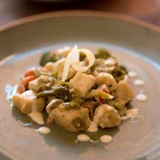 How to make a roasted green chile sauce without flour/gluten. Gnocchi With Fire Roasted Green Chile C I Magazine