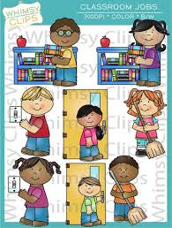 Classroom Jobs Clip Art Set One Images Illustrations Classroom Jobs Art Classroom Jobs Drawing For Kids