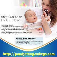 Stimulasi dapat dilakukan dengan mengajak bayi bermain cilukba, lalu. Tingkat Pencapaian Perkembangan Anak Usia 0 3 Bulan Paud Jateng