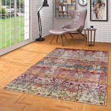 Beste ethno teppich von ethno teppich abwechslungsreiche designs versprühen boho. Designer Teppich Vintage Zoe Orient Bunt Ethno Verlauf