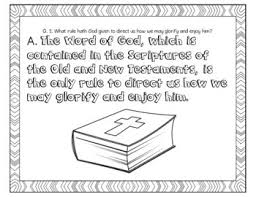 Pictures of catechism coloring pages and many more. Westminster Shorter Catechism Questions Coloring Sheets By Teaching Diligently
