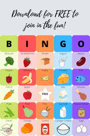 Free Bingo Game For Kids Kids Nutrition Activities Healthy Food Activities For Preschool Nutrition Activities