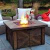 Add one to your fire pit table and it not only looks great and adds a layer of protection, but it also reflects a gorgeous dancing flame in the glass. 1