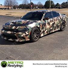 Black And Yellow Camo Car Wrap Jumbo Cumulus Woodland Camouflage Vinyl Wrap Metro Restyling Camo Wraps Car Camo Car
