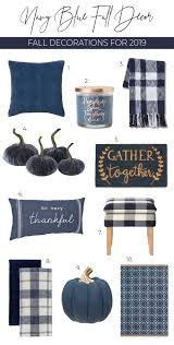 My Favorite Navy Blue Fall Decor Finds Sincerely Mrs Smith Blue Fall Decor Fall Thanksgiving Decor Fall Halloween Decor