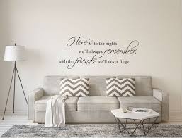 Friends Wall Sticker Quote Friends Wall Decal Friends Wall Etsy Wall Stickers Living Room Wall Stickers Quotes Wall Stickers Bedroom