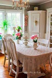 Como Usar Croche Na Decoracao Da Sua Casa Blog Casa Da Iaza Shabby Chic Dining Room Shabby Chic Dining Chic Dining Room