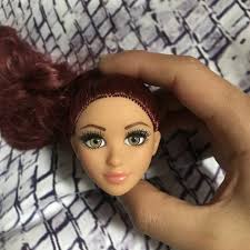 Original Vintage Cute Shock Doll Head Glass Eyes Doll Head Vintage Baby  Doll Toy Children Birthday Gift Diy Collection