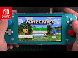 Minecraft On The Nintnedo Switch Lite Acquaintance Youtube