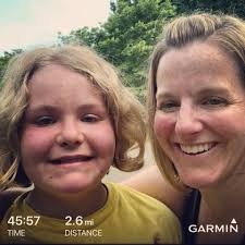 Third 2-ish mile run today with the daughter. She's hit a bit of a wall and  finding it difficult to keep running for the whole 14 minutes (x2). Let's  see how she