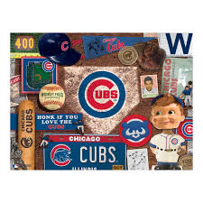 It was like approaching an enormous jigsaw puzzle. Officially Licensed Mlb Chicago Cubs Retro Series 500 Piece Puzzle 9475034 Hsn