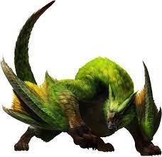 A re-color of the rise nargacuga render to create green narga. Edited by  me. : r/MonsterHunter