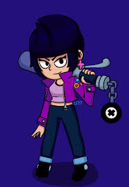 Bibi is an epic brawler who attacks with a baseball bat, hitting enemies in a close range arc. Bibi Brawl Stars By Lazuli177 Star Art Star Wallpaper Brawl